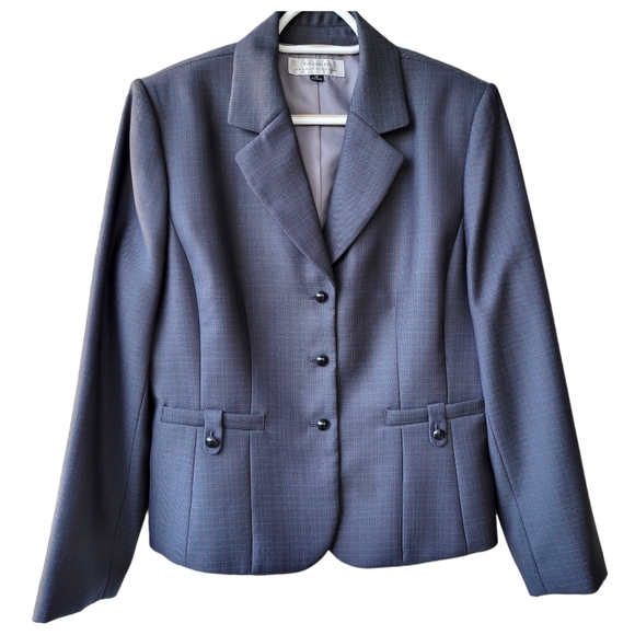 Tahari grey skirt suit women's size 14 - Picture 9 of 17